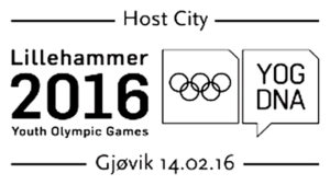  Rübezahl auf Sonderstempel zu den Winterspielen der Postmitarbeiter 2016