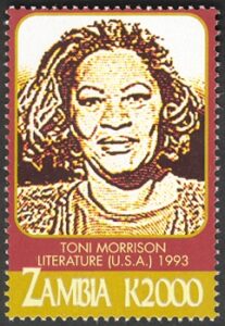 Toni Morrison auf Briefmarke aus Sambia