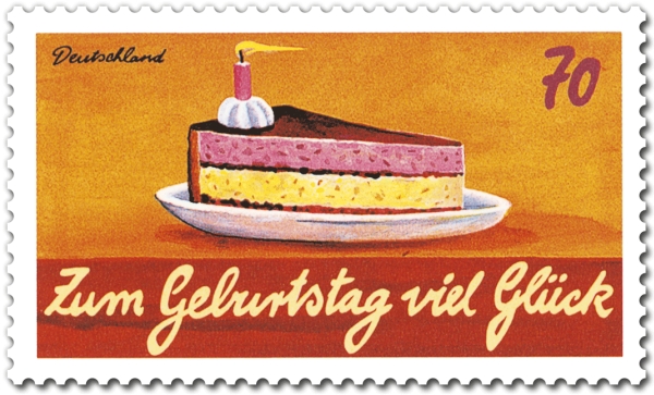 Briefmarke Schreibanlässe Geburtstag