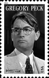 Gregory Peck auf Briefmarke USA