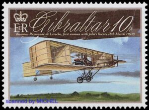 Raymonde de Laroche Briefmarke Gibraltar