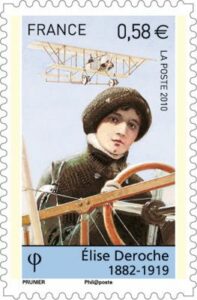 Raymonde de Laroche BriefmarkeDEROCHE Elisa4