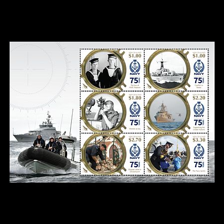 Neuseeland hat seit 75 Jahren eine eigene Marine. 