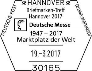 Sonderstempel Briefmarkentreff Messe Hannover