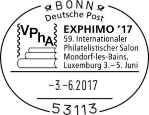 Sonderstempel Exphimo 2017