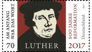 Martin Luther Briefmarke Reformation 2017