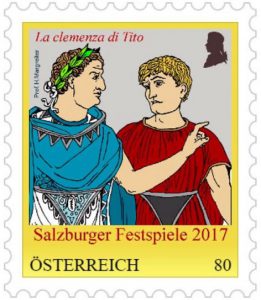 Personalisierte Briefmarke mit Opernmotiv.