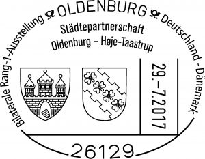 Sonderstempel Städtepartnerschaft Oldenburg Taastrup