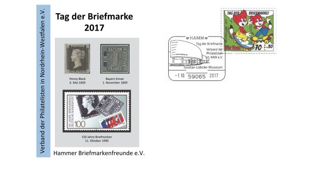 Tipp zum Wochenende: Tag der Briefmarke im Hammer Lübcke-Museum