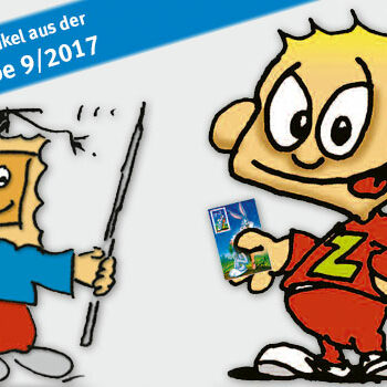 Zinnober Zacke surft