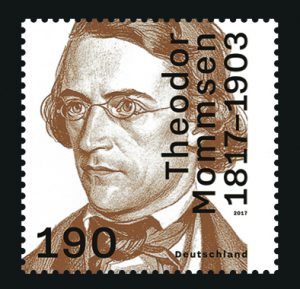 Geburtstag Theodor Mommsen Historiker Briefmarke