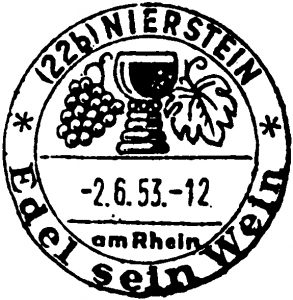 Wein Probe Lese Deutschland Briefmarken Spiegel