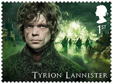 Tyrion Lannister Game of Thrones George R.R. Martin Briefmarke Stamp British Mail Post