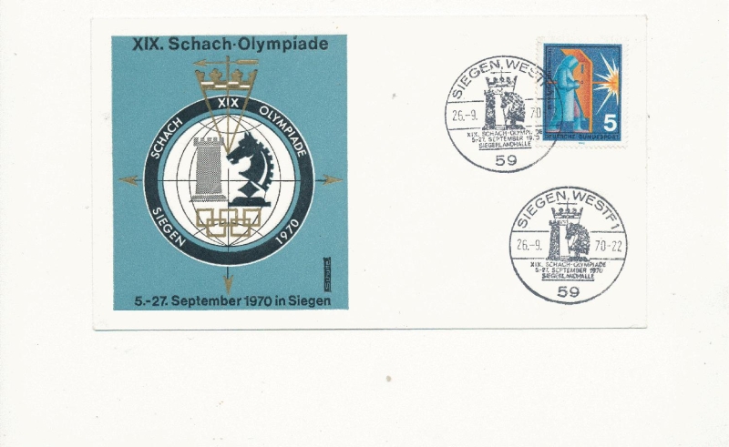 Philaseiten Siegen 1970 Olympia Fischer
