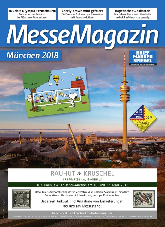 Messe Magazin Muenchen 2018 Internationale Briefmarken Boerse