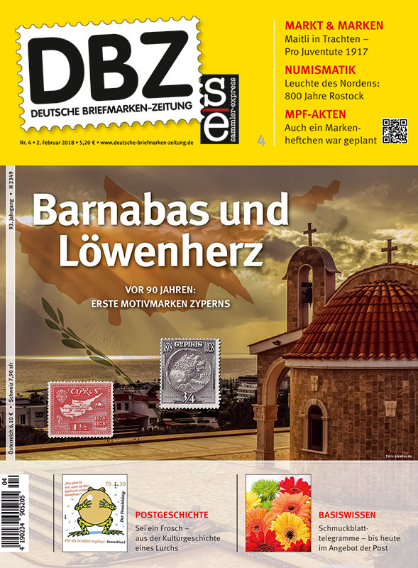 Titelbild Deutsche Briefmarken Zeitung Loewenherz 4-2018 (2)