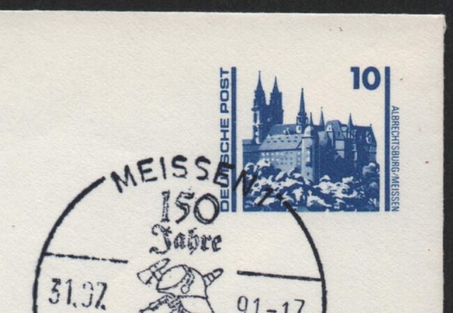 Raetselhafte Ganzsachen Deutschland BRD DDR Wiedervereinigung Briefmarke Opitz