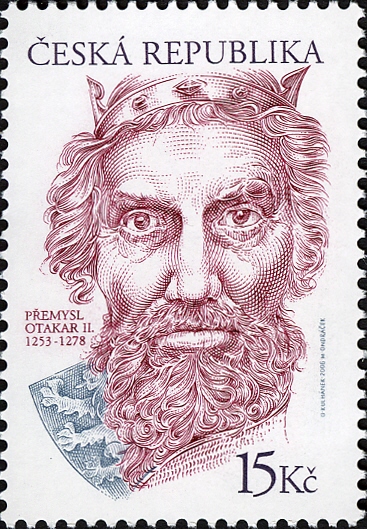 Rudolf I Habsburg Koenig Titelthema DBZ 9-2018 Briefmarke Portrait Tschechien