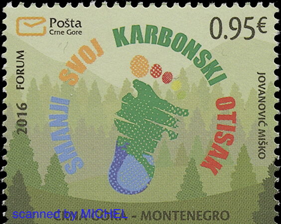 mont-0386 2016, 22. April. Reduziere deinen CO2-Fußabdruck Montenegro Earth Day