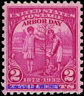 usa-0347 1932 USA Arbor Day Earth Day