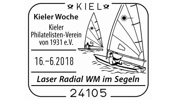 Tipp zum Wochenende: Kieler Woche mit maritimen Stempelmotiven