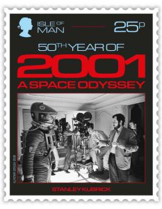 2001: Odyssee im Weltraum - Briefmarke Isle of Man - Stanley Kubrick