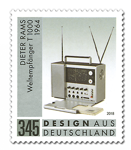Design Deutschland Weltempfaenger Neuheit Briefmarke