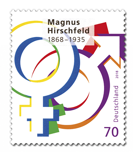 Magnus Hirschfeld Nelson Mandela Neuheit Briefmarke