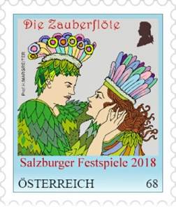 Salzburger Festspiele 2018 Ganzsache Zauberfloete Mozart