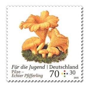 Briefmarke Echter Pfifferling 2018