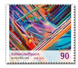 Briefmarke Kohlenstoffasern 2018