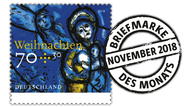 Briefmarke des Monats: Zwischen Witebsk und Paris