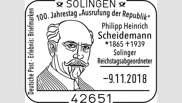 Tipp zum Wochenende: Solingen würdigt Philipp Scheidemann