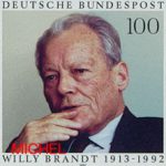 Briefmarke Willy Brandt Deutschland brd-1706