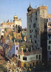 Hundertwasser Ansichtskarte Briefmarken Spiegel Dezember Geburtstag (4)