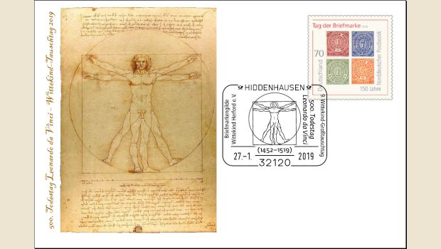 Tipp zum Wochenende: Da Vinci-Stempel und Belege in Hiddenhausen