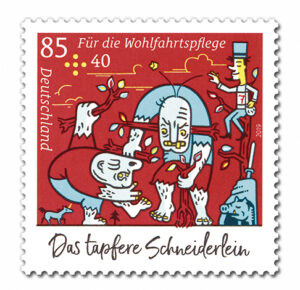 Briefmarke Deutschland Das tapfere Schneiderlein