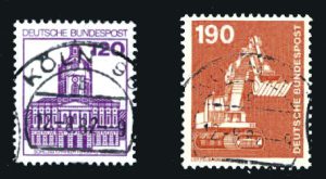 Briefmarke mehrfarbig Deutschland Jugend Philatelie