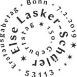 Stempel Bonn Else Lasker-Schueler