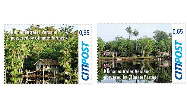 Neue Briefmarken für klimaneutralen Versand