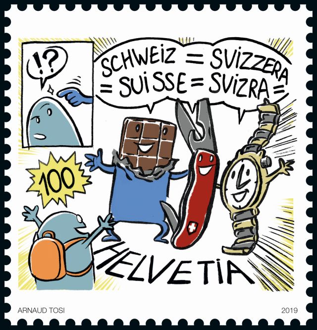Briefmarke Schweiz Fumetto Comic Festival