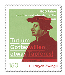 Briefmarke Deutschland Huldrych Zwingli