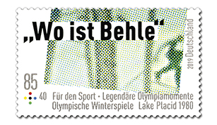 Briefmarke Deutschland Langlauf