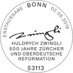 Stempel Bonn Huldrych Zwingli