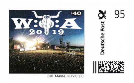 Wacken-Briefmarke Individuell 2019
