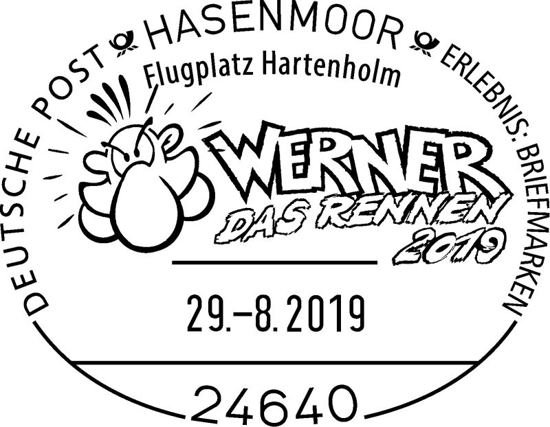 Stempel Hasenmoor Werner Rennen