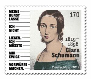 Briefmarke Deutschland Clara Schumann