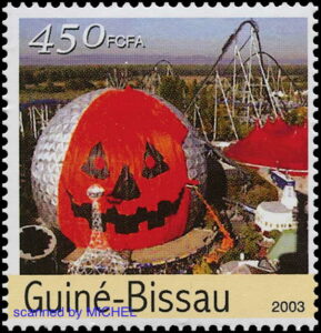 Briefmarke Guniea-Bissau-Halloween