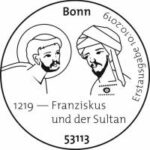 Stempel Bonn Franziskus und Sultan