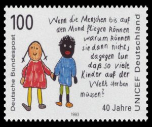 Briefmarke Deutschland UNICEF